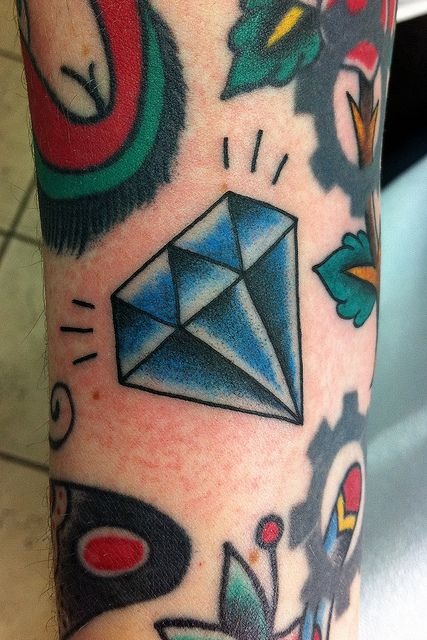 Blue Diamond Tattoo Tattoo Design