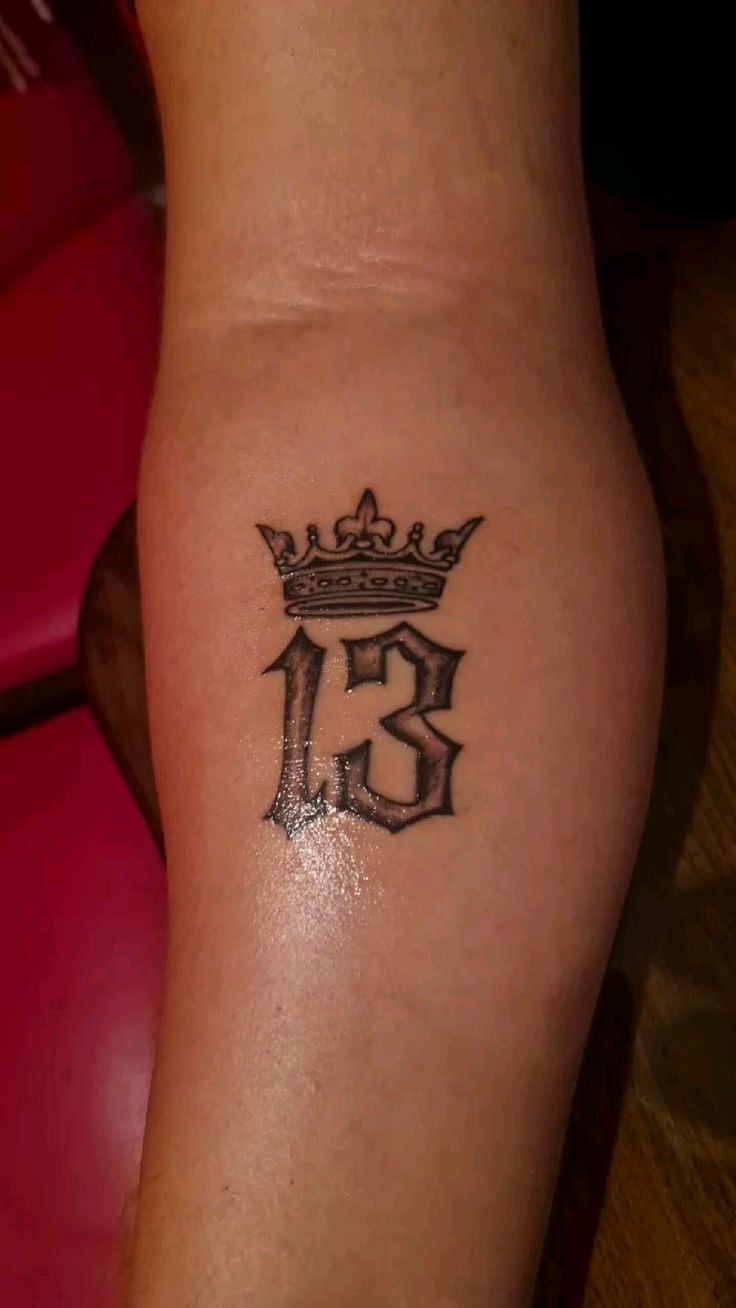 Crowned 13 Tattoo Tattoo Design