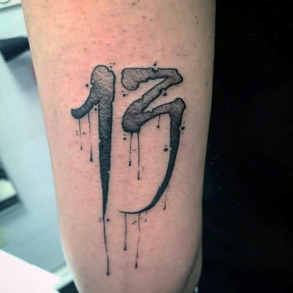 Dripping Shadow 13 Tattoo Tattoo Design