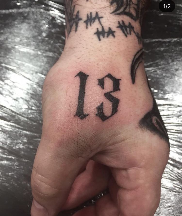 Gothic Hand 13 Tattoo Tattoo Design
