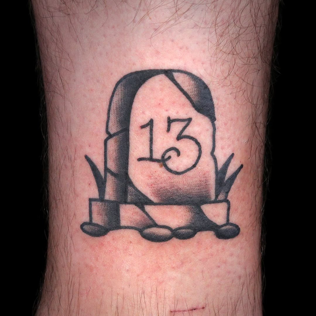 Grave Marker 13 Tattoo Tattoo Design