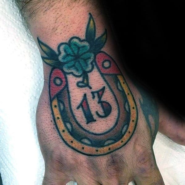 Lucky Horseshoe 13 Tattoo Tattoo Design