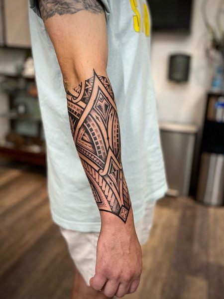 Sharp Lines, Sacred Meaning Tattoo Design