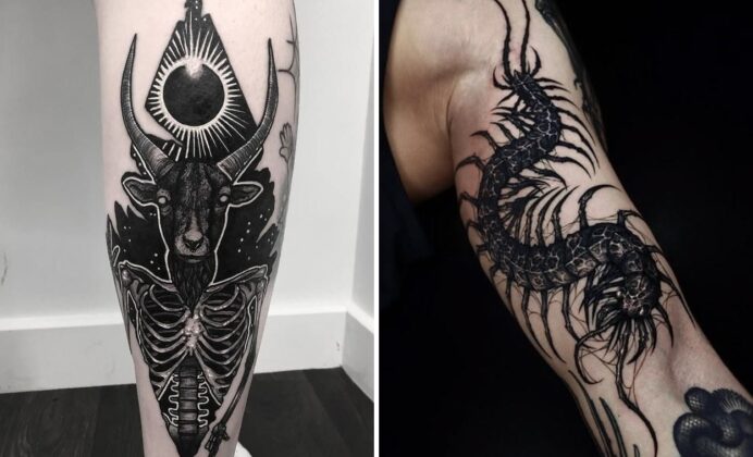 35+ Blackwork Tattoo Ideas & Inspiration