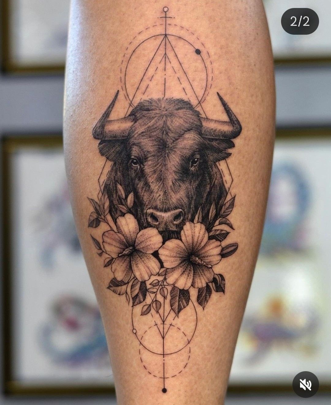 Charging Bull Back Tattoo Tattoo Design