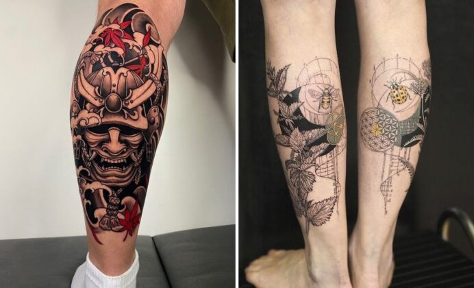 34+ Bold Calf Tattoo Ideas & Inspiration