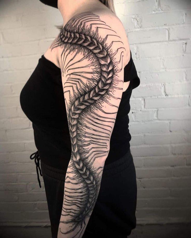 Full Arm Flow Tattoo Tattoo Design