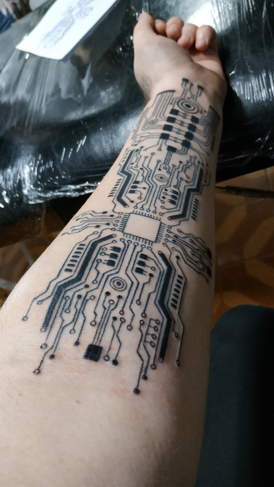 Circuit Board Arm Tattoo Tattoo Design