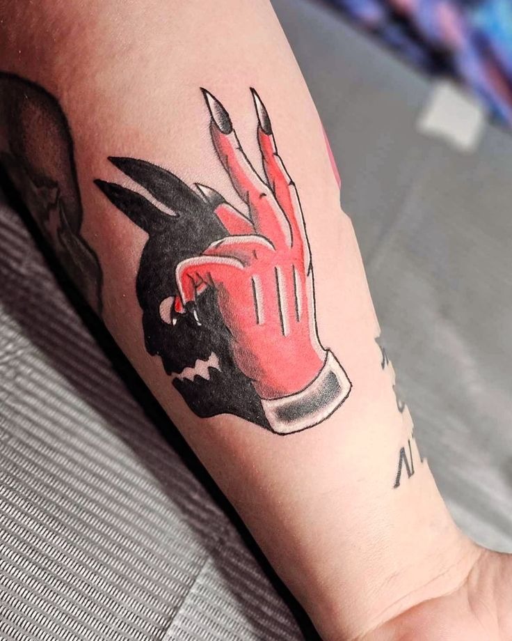 Demonic Overlord with Story Scene Tattoo Design