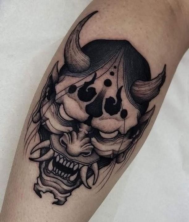 Sorceress Devil with Celestial Details Tattoo Design
