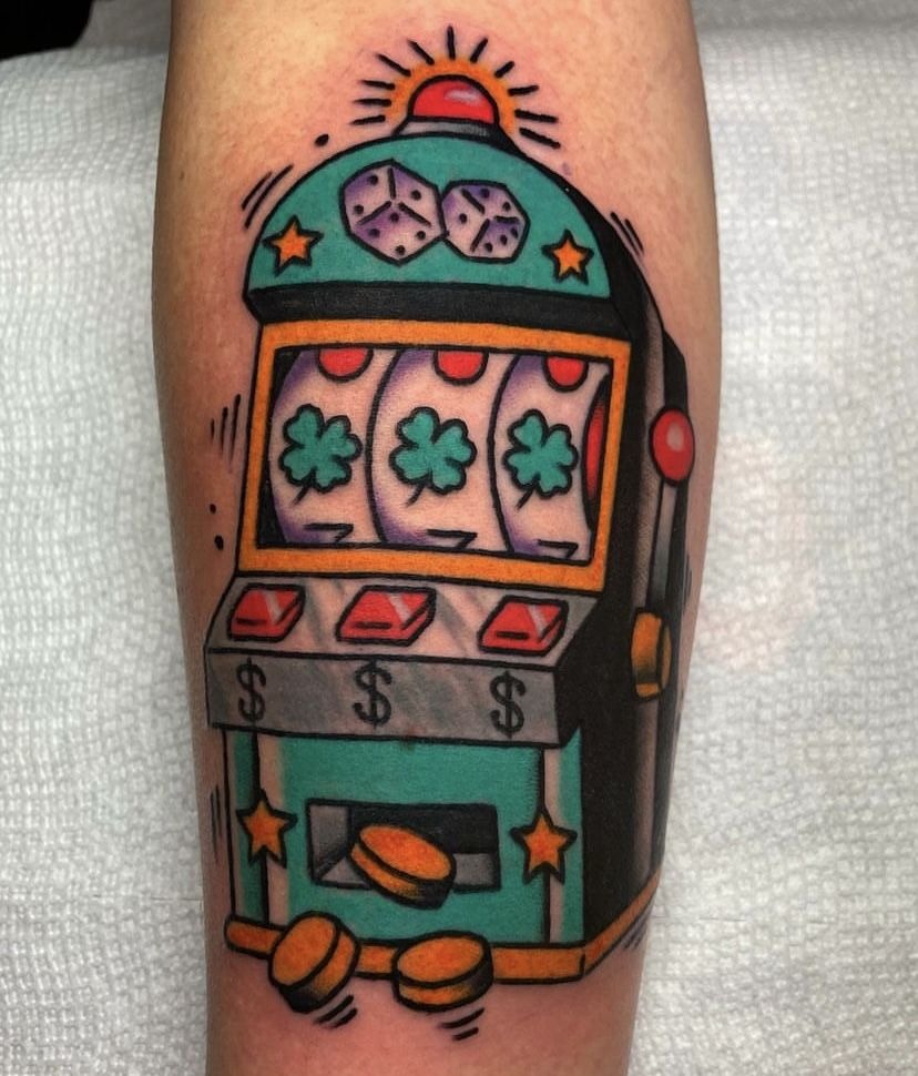 Tough Luck Traditional Slot Tattoo Tattoo Design