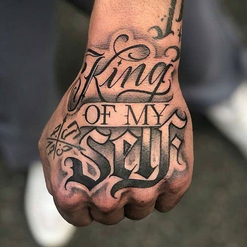 Classic Rose Hand Tattoo Tattoo Design