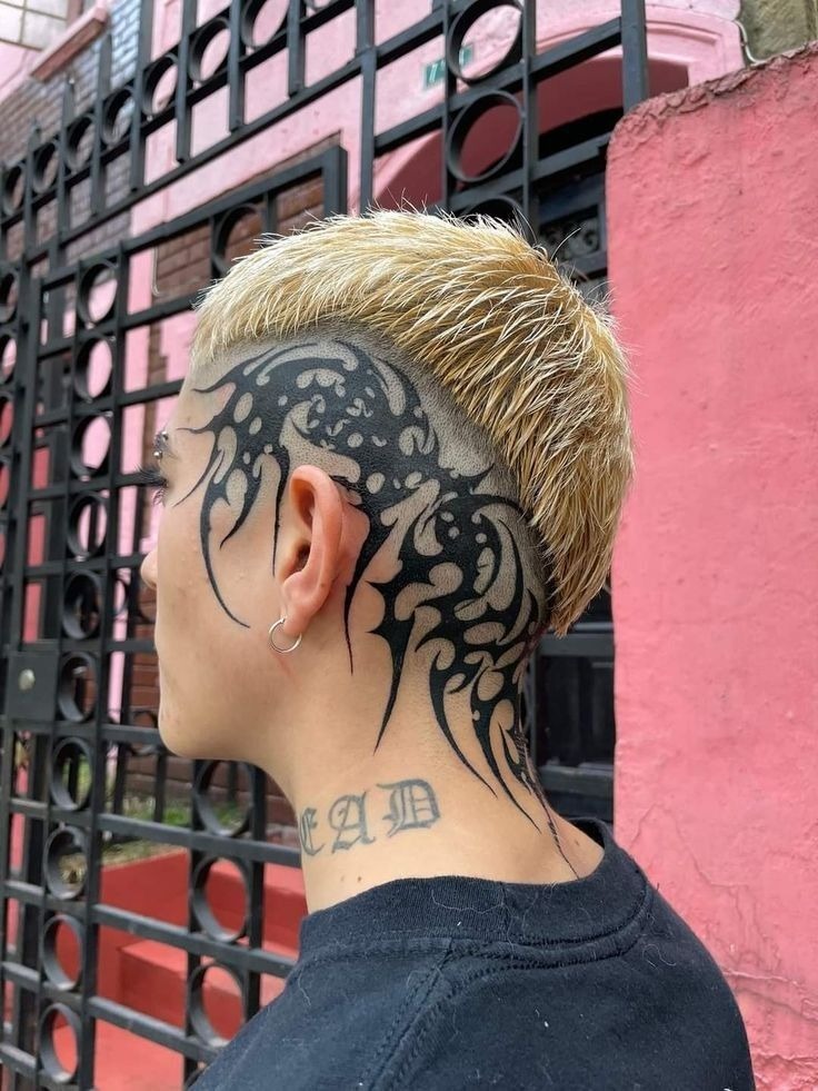 Dark Skull Full Head Tattoo Tattoo Design