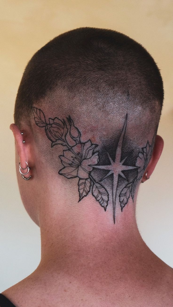 Fierce Panther Top of Head Tattoo Tattoo Design
