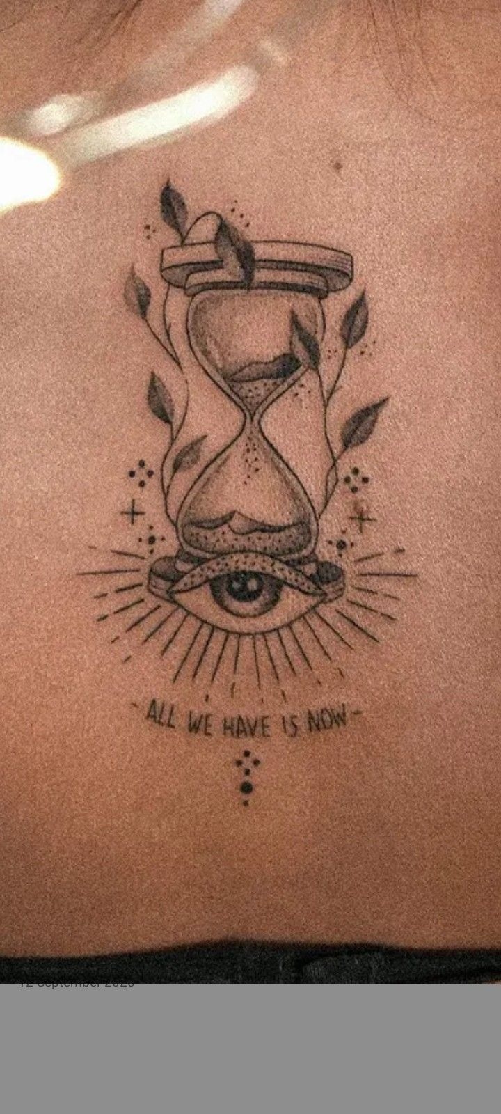 All We Have Is Now Tattoo Design