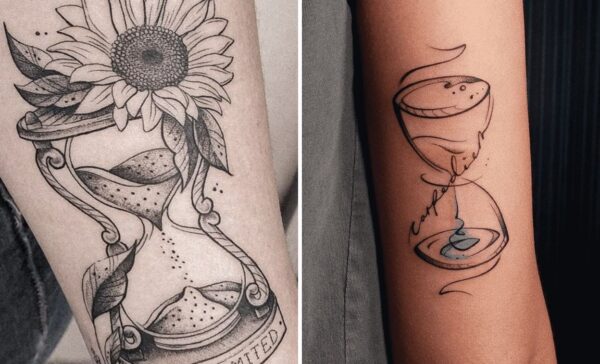 25+ Bold Hourglass Tattoo Ideas That Mix Meaning Beauty and Style