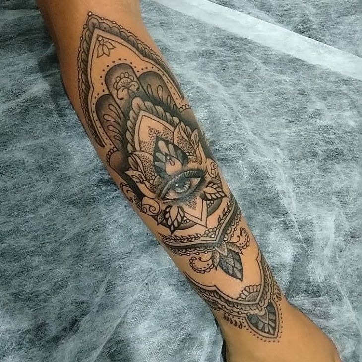 Realistic Chief Portrait with Storytelling Depth Tattoo Design