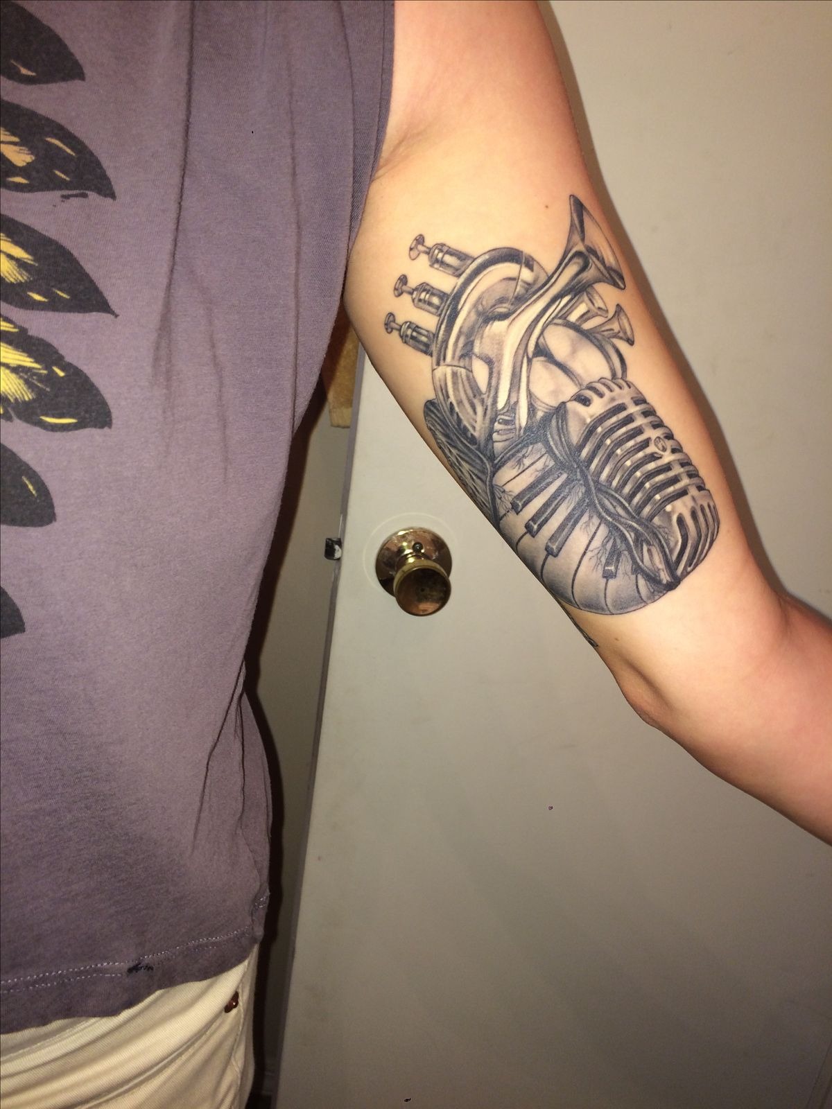 Musical Heart Tattoo Tattoo Design