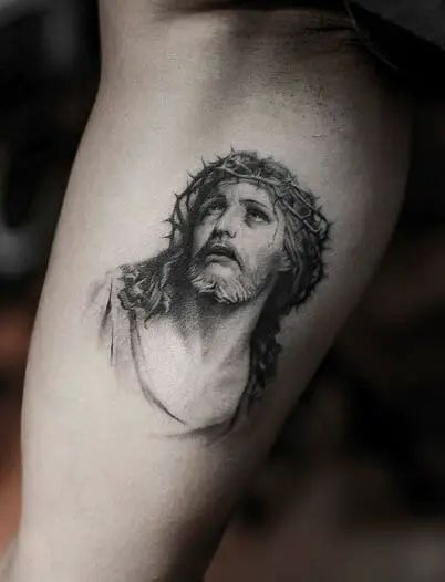 Praying Hands with Rosary Tattoo Design