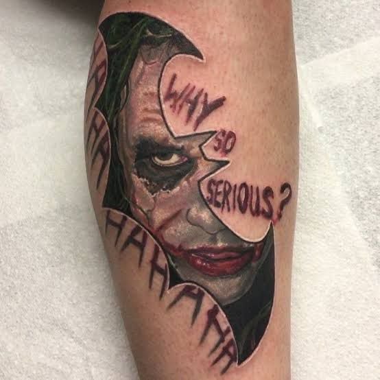Torn Bat Quote Portrait, a tattoo design rendered in clean detailed linework for the hand.