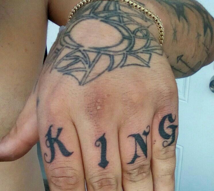 Chess King Power Design Tattoo Design