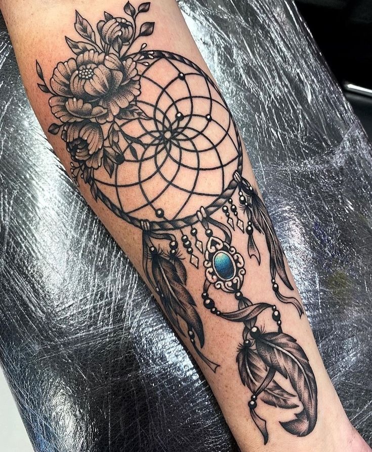 Dreamcatcher Fem-Spiritual Ink Tattoo Design
