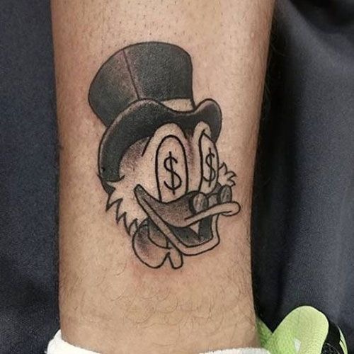 Tiny Flying Bill Wrist Tattoo Tattoo Design