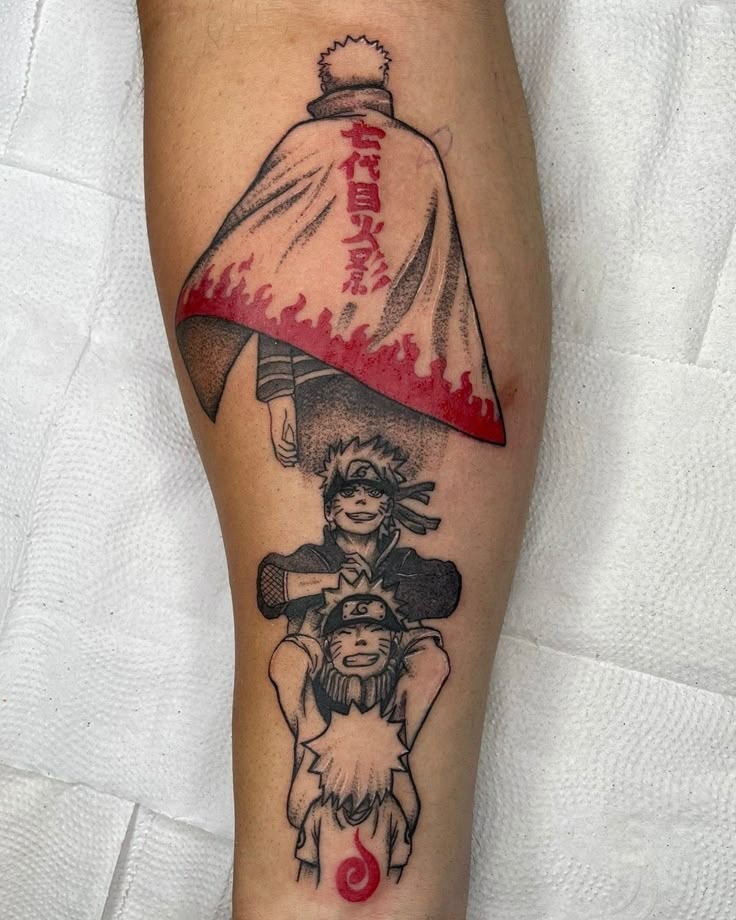 Hokage Legacy Evolution Tattoo Design