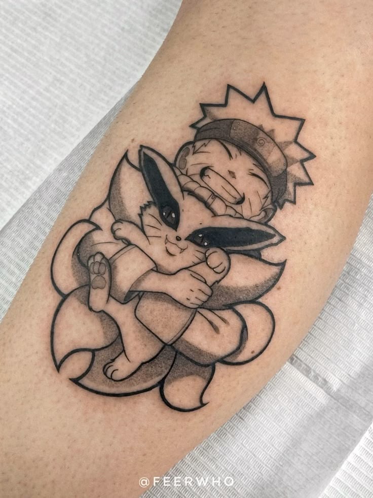 Kakashi Anbu Masked Power Tattoo Design