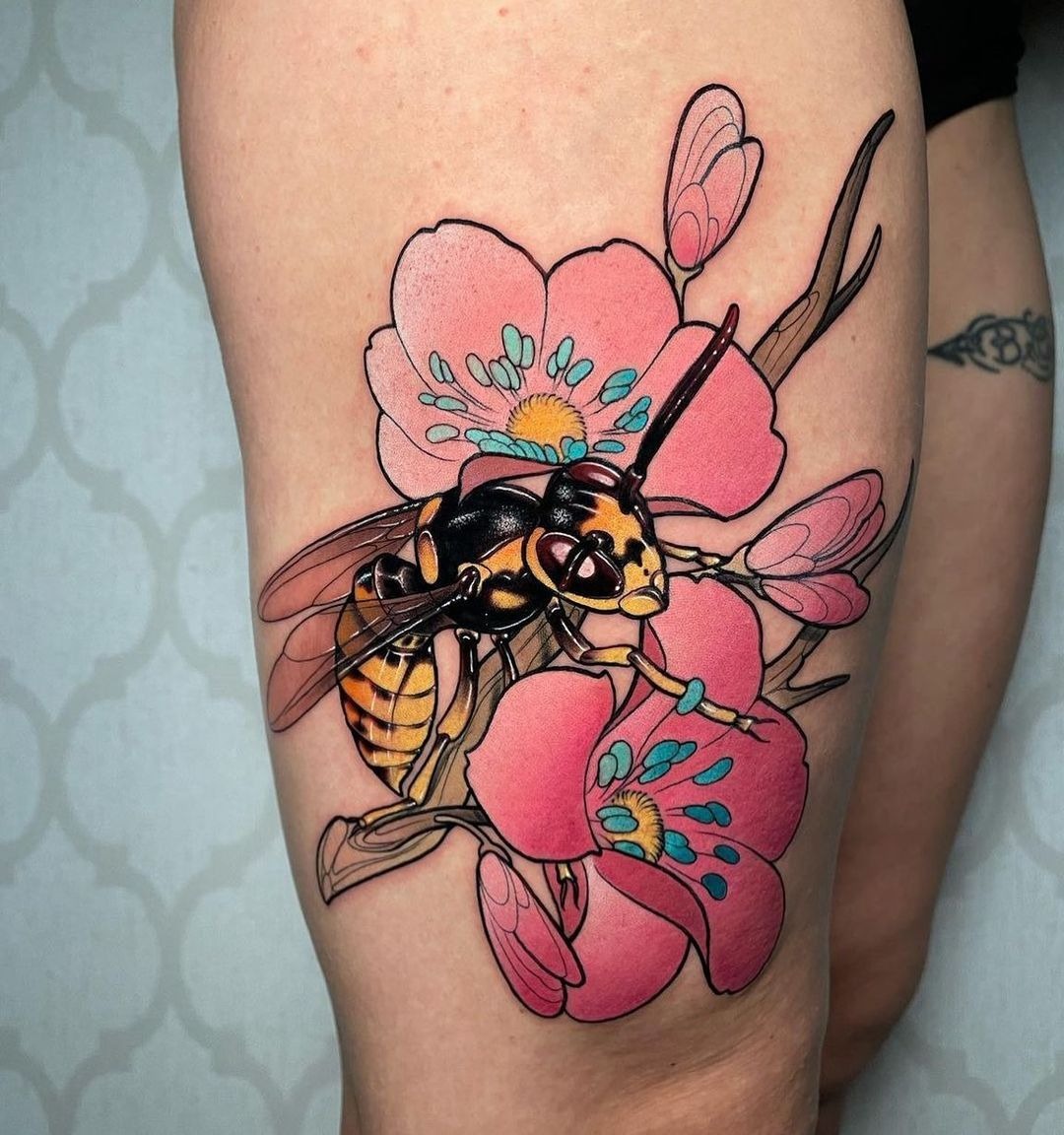 Neo-Traditional Woman Sleeve Tattoo Tattoo Design