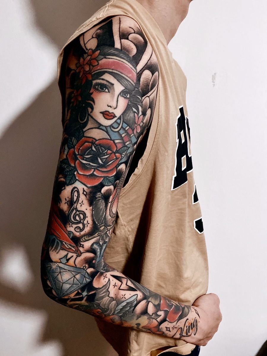 Sun and Moon Hand Tattoos Tattoo Design