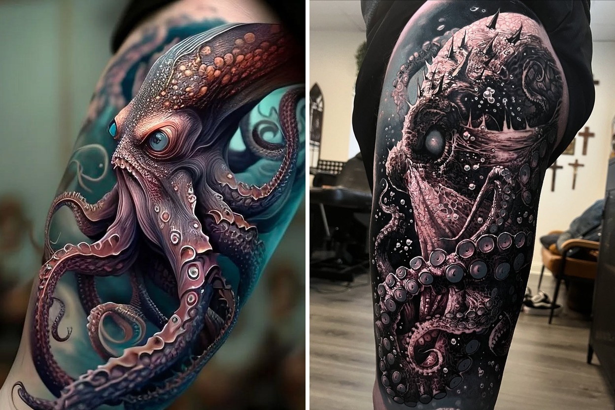 52+ Bold Octopus Tattoo Ideas That Are , Mysterious, and Powerful Featured Lookbook Collage