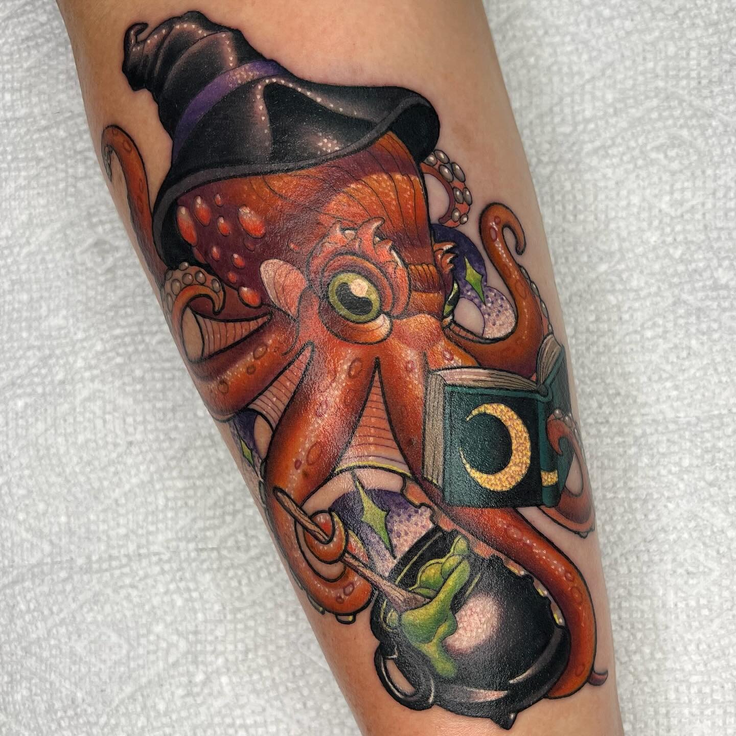 Witch Octopus Tattoo Tattoo Design