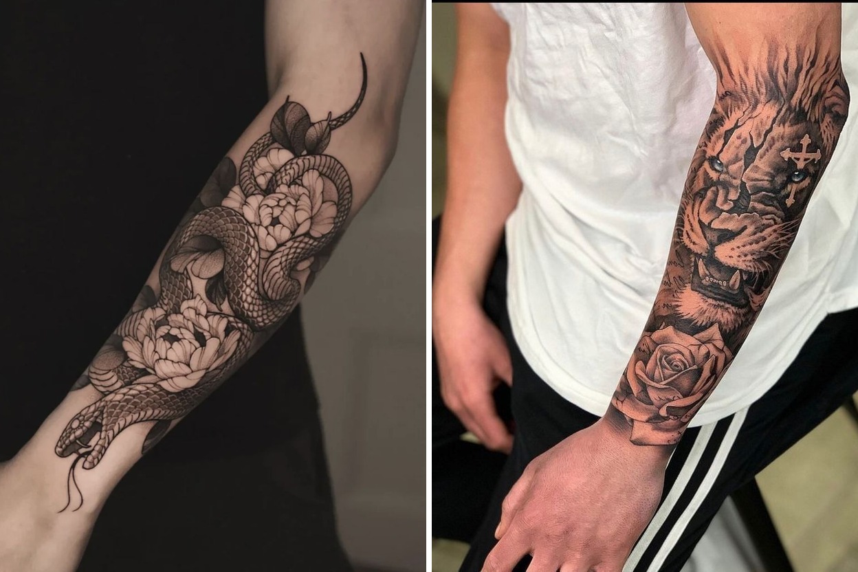 22+ Bold Outer Forearm Tattoo Ideas That Feel Personal and Timeless Featured Lookbook Collage