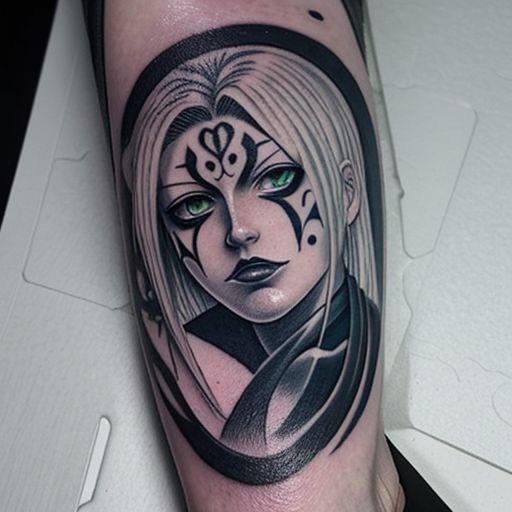 Feitan Portrait with Spider Tattoo Tattoo Design
