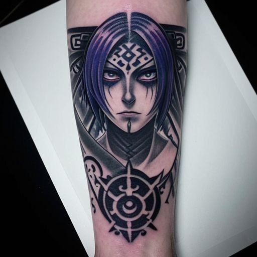 Number 11 Spider Tattoo on Back Tattoo Design