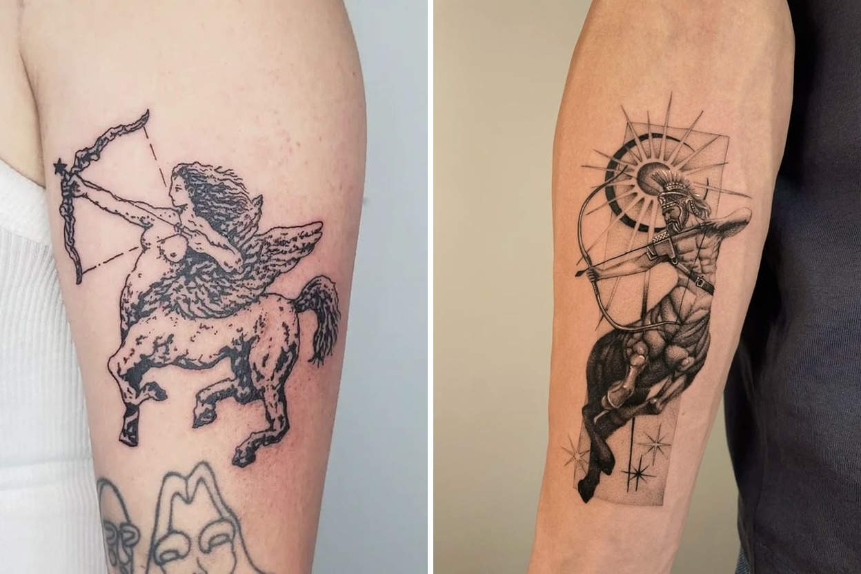 Bold Sagittarius Tattoo Ideas That Redefine Modern Body Art Featured Lookbook Collage
