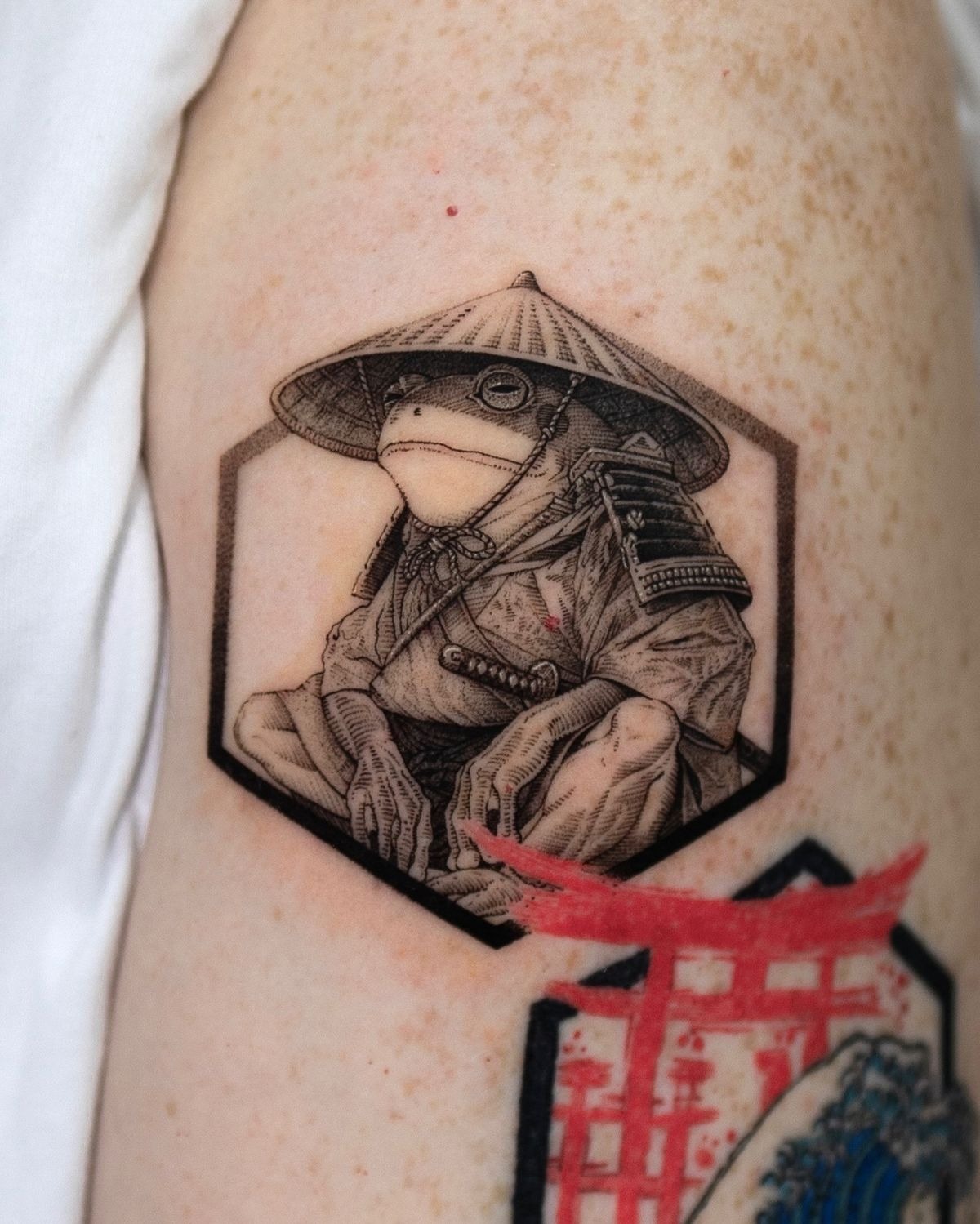Frog Ronin Tattoo Tattoo Design