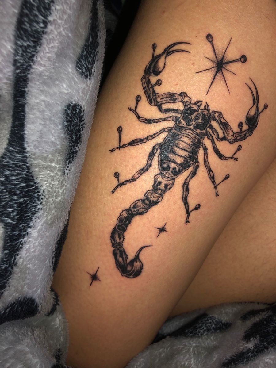 Celestial Scorpio Tattoo Tattoo Design