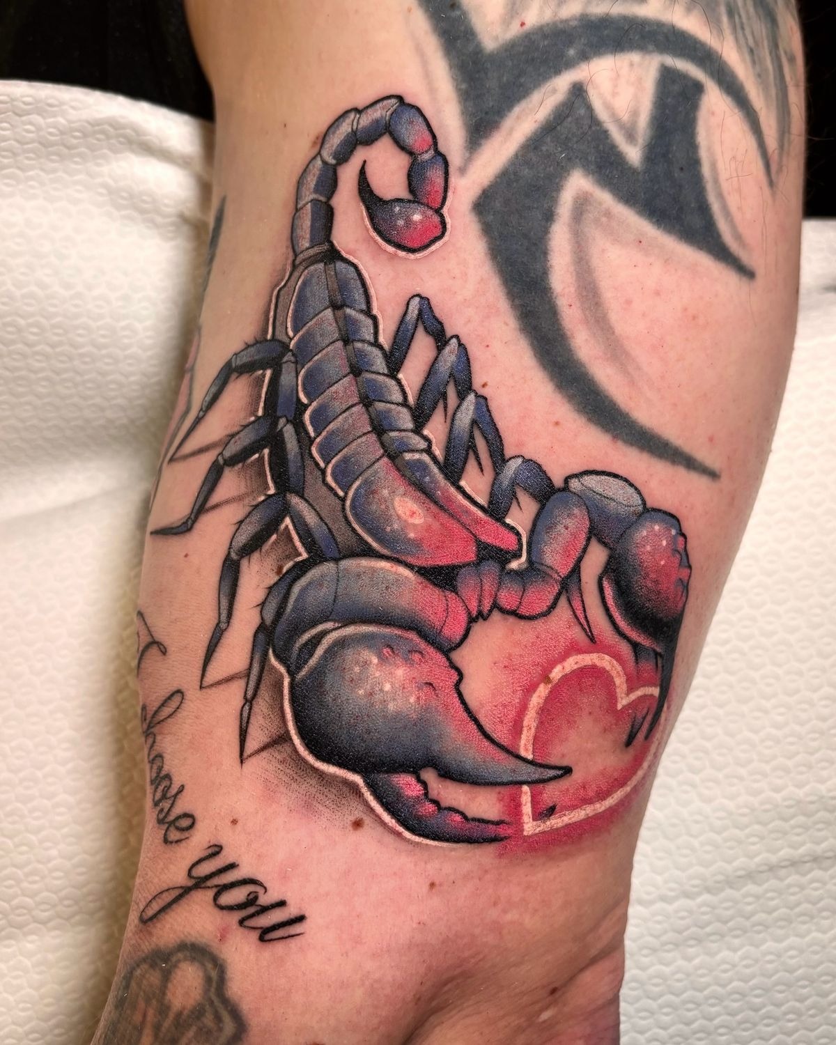 Soft-Shaded Scorpio Forearm Tattoo Tattoo Design