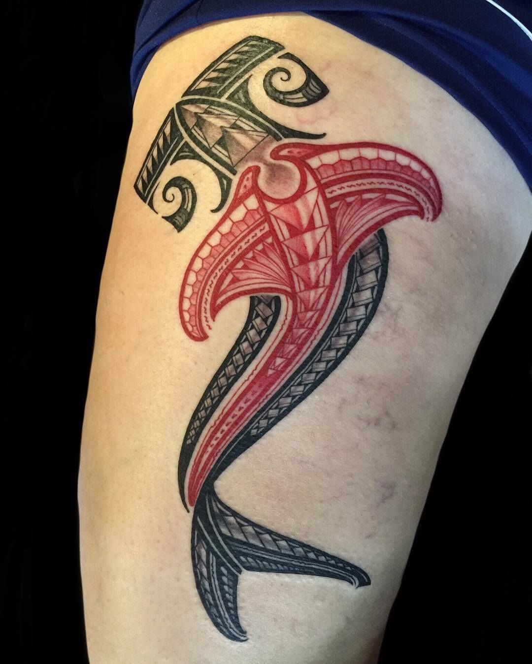 Shark Skeleton Forearm Piece Tattoo Design