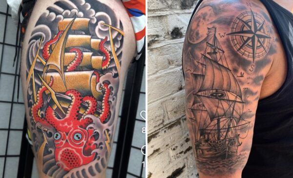 35+ Bold Ship Tattoo Ideas & Inspiration