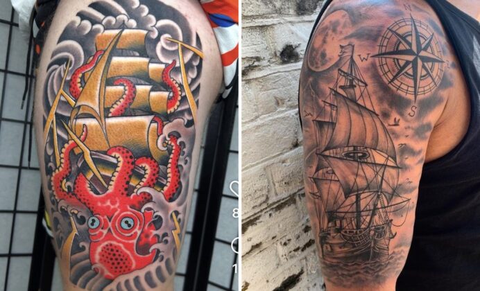 35+ Bold Ship Tattoo Ideas & Inspiration