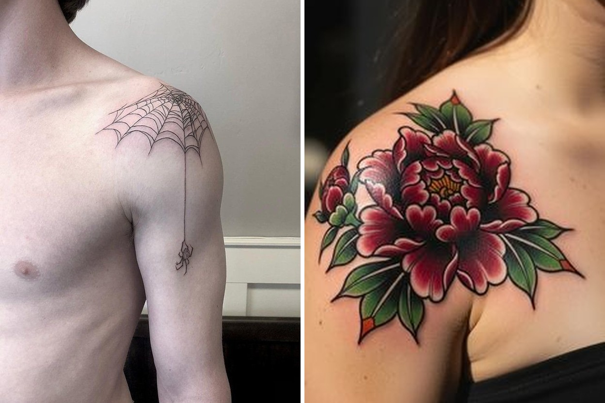23+ Bold Shoulder Tattoo Ideas That Feel Stylish and Beautiful Featured Lookbook Collage