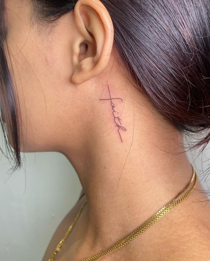 Dark Raven Side Neck Statement Tattoo Design