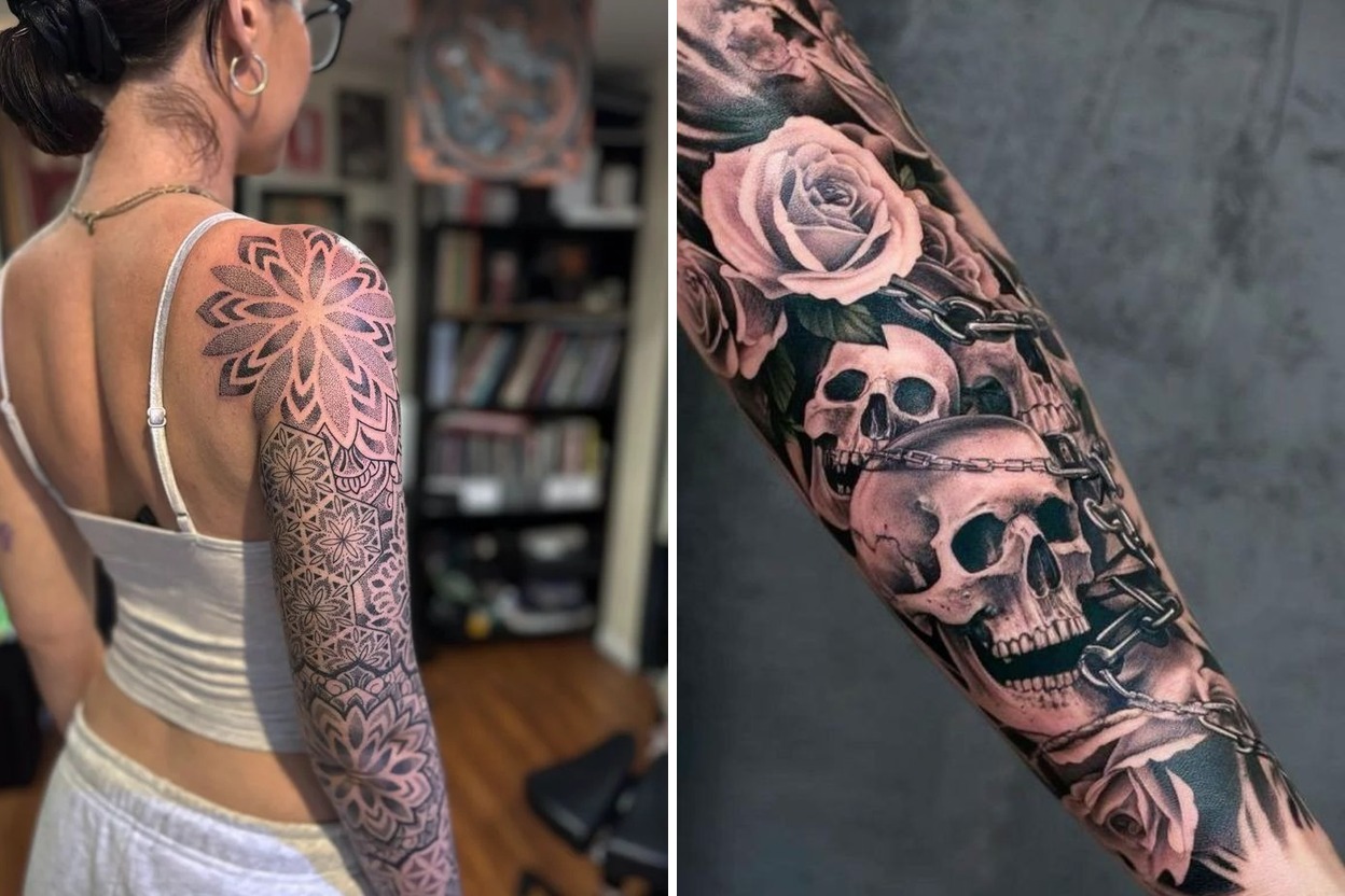24+ Bold Sleeve Tattoo Ideas That Feel Stylish and Completely Personal Featured Lookbook Collage