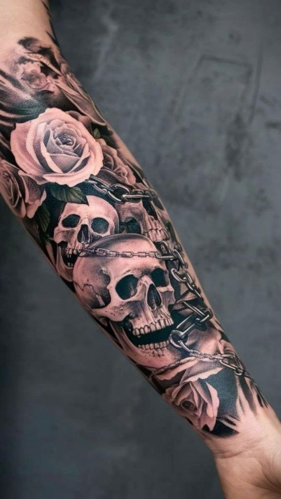 Mandala Floral Shoulder Sleeve Tattoo Design