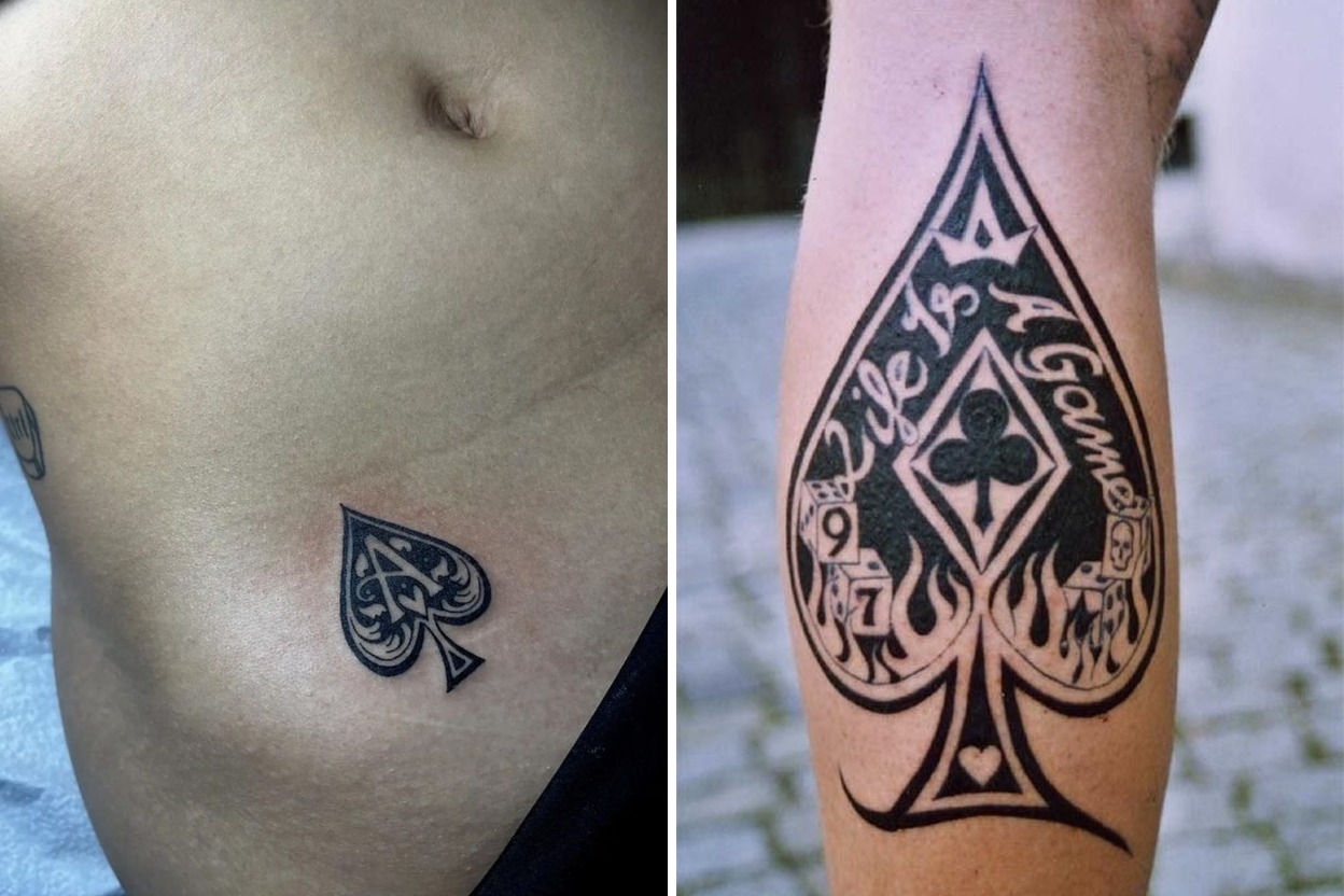 32+ Bold Spade Tattoo Ideas & Inspiration Featured Lookbook Collage