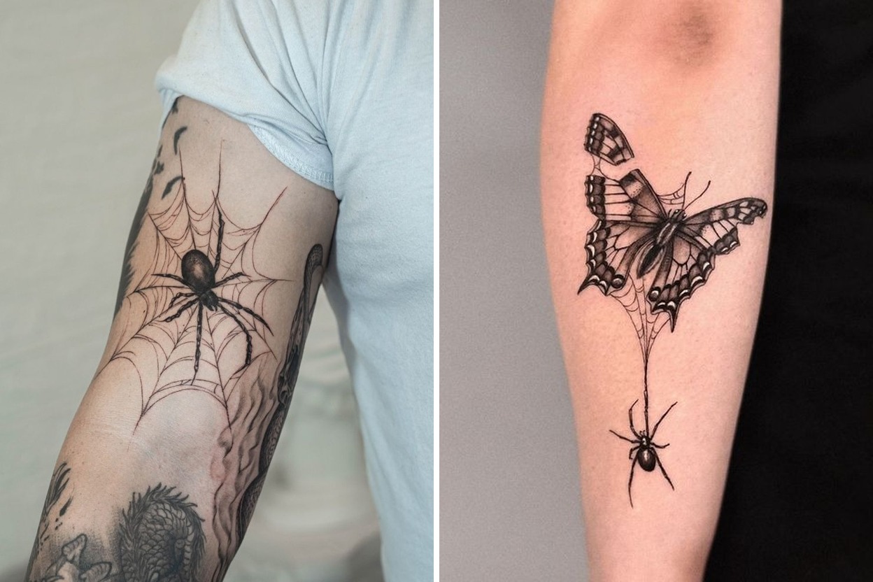 Bold Spider Tattoo Ideas That Redefine Modern Body Art Featured Lookbook Collage