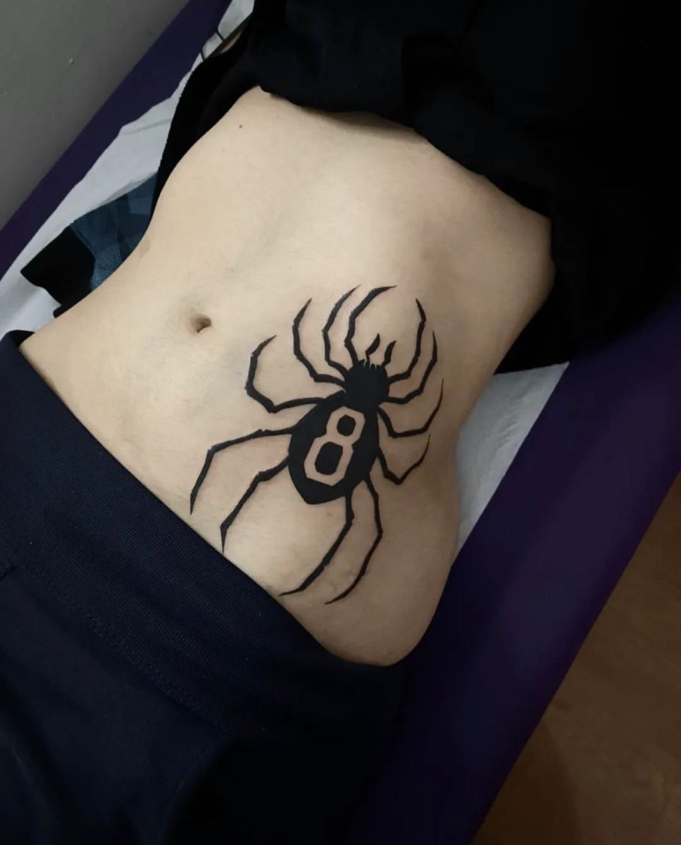 Red Web Mask Tattoo Tattoo Design